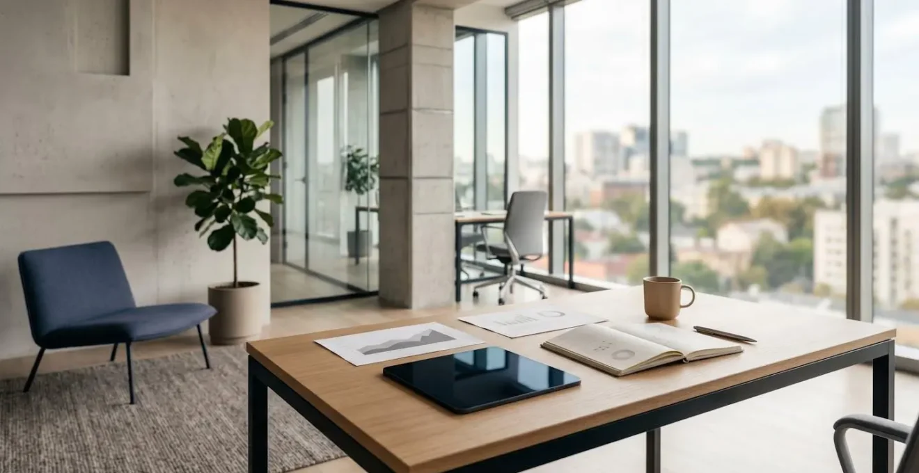 Investisseur analysant des graphiques financiers dans un environnement épuré, symbolisant la stratégie patrimoniale entre CTO et PEA