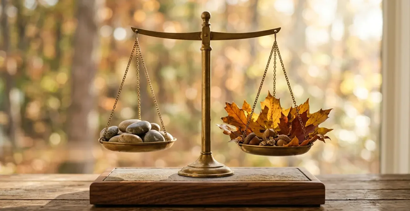 Représentation symbolique de l'équilibre dans l'allocation d'actifs à l'approche de la retraite