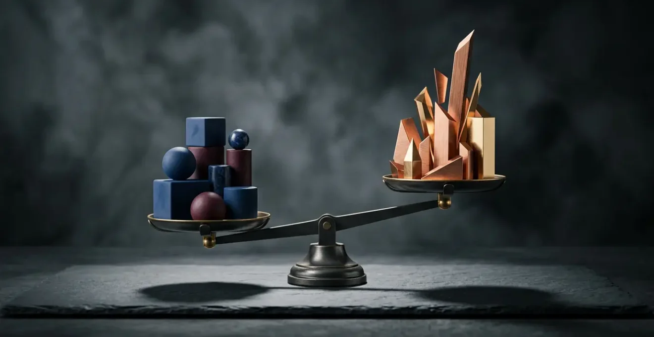 Représentation métaphorique de l'investissement en supports dynamiques et private equity