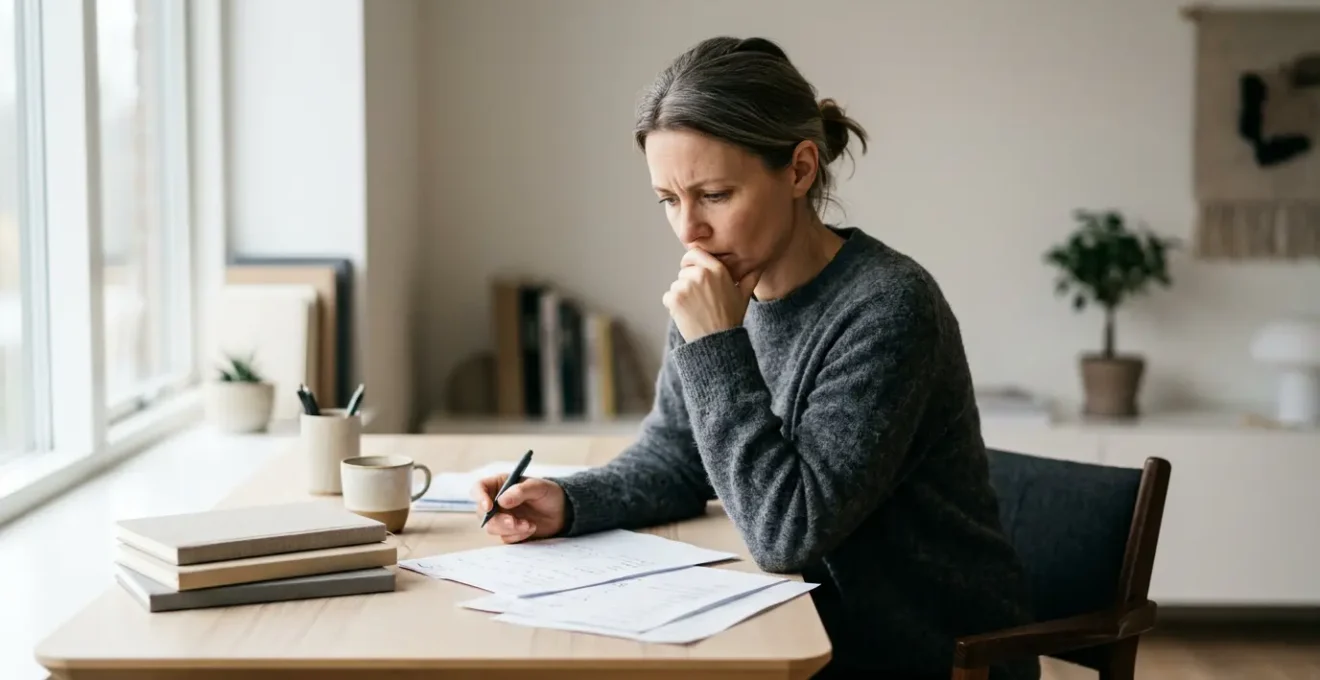 Travailleur indépendant face à une situation de vulnérabilité financière illustrant l'insuffisance du régime obligatoire