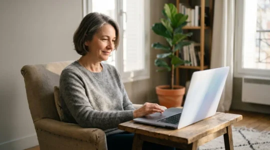 Consultation médicale à distance sur écran, accès rapide aux soins de santé